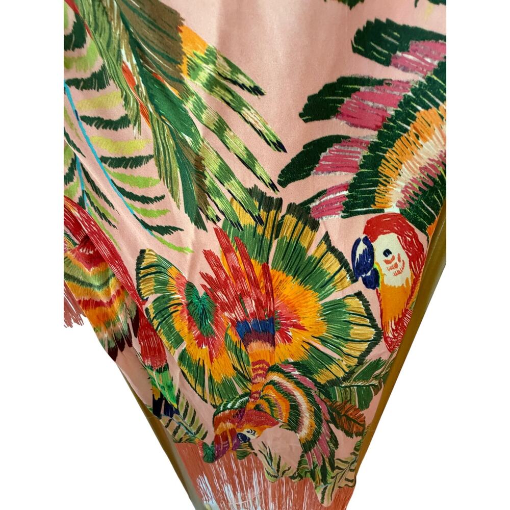 Farm Rio NEW Maccaw Leaves One Shoulder Midi Dress, Med - Picture 9 of 14